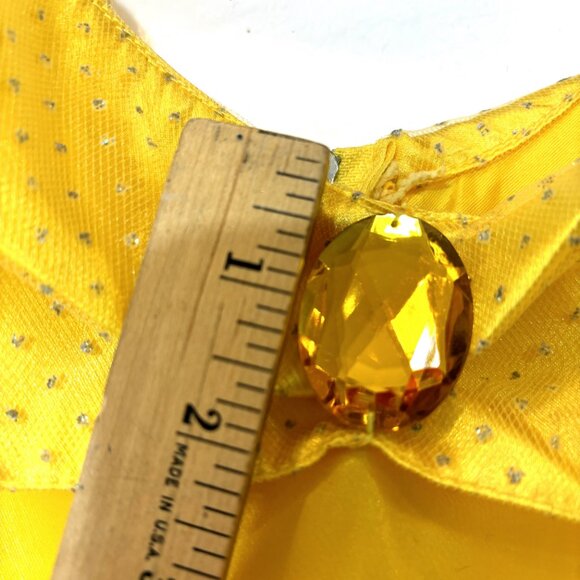 Belle Yellow Iconic Dress Gown Secrets Nunley Collection Child 6-8 NWT NOS - Picture 10 of 15